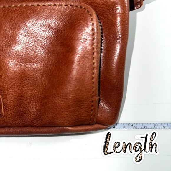 Spikes & Sparrow Leather Belt Bag Brown Adjustable Waist Hip Belt Fanny Pack - Picture 6 of 8